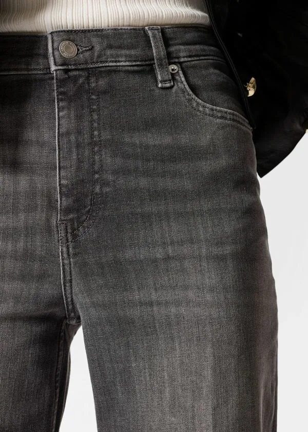 and Other Stories Wide PressCrease Jeans Dark Grey Women Jeans