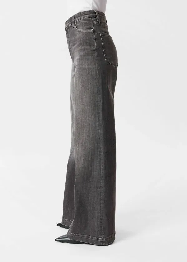 and Other Stories Wide PressCrease Jeans Dark Grey Women Jeans