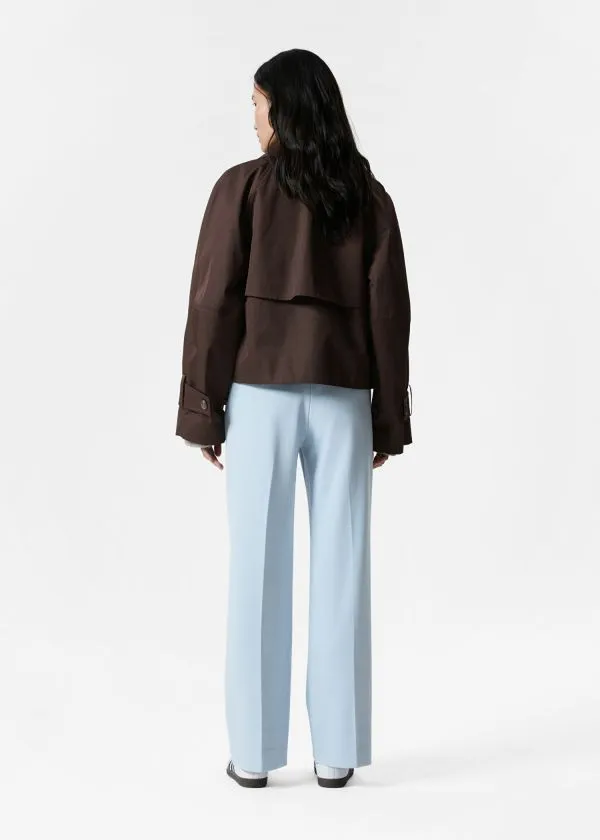 and Other Stories Wide PressCrease Trousers Light Blue Women Trousers