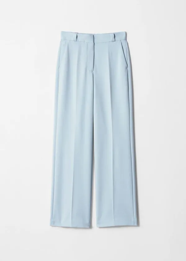 and Other Stories Wide PressCrease Trousers Light Blue Women Trousers