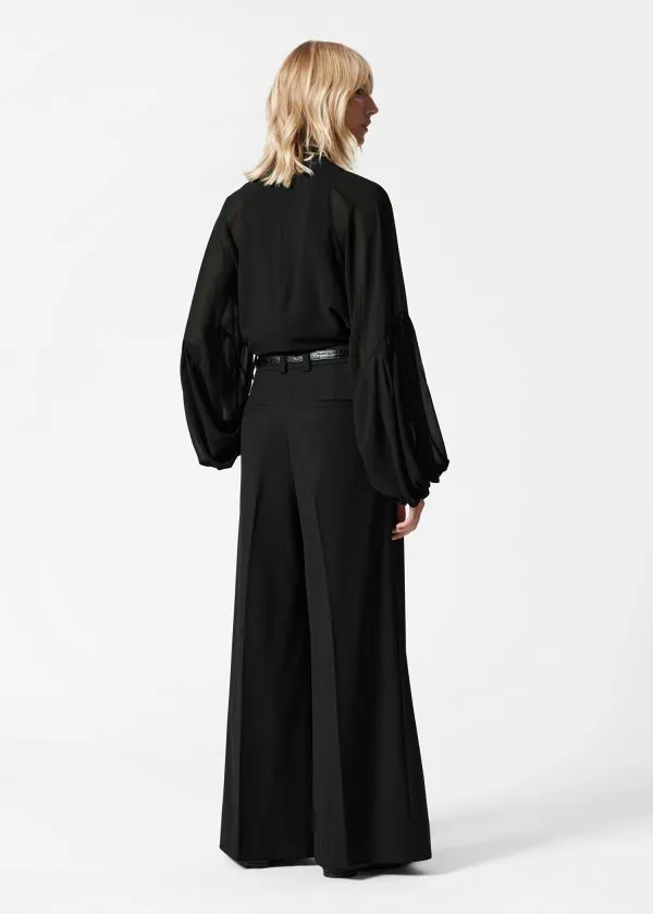 and Other Stories Wide Trousers Black Women Trousers