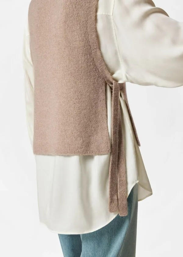 and Other Stories Wool Bib Collar Mole Women Knitwear