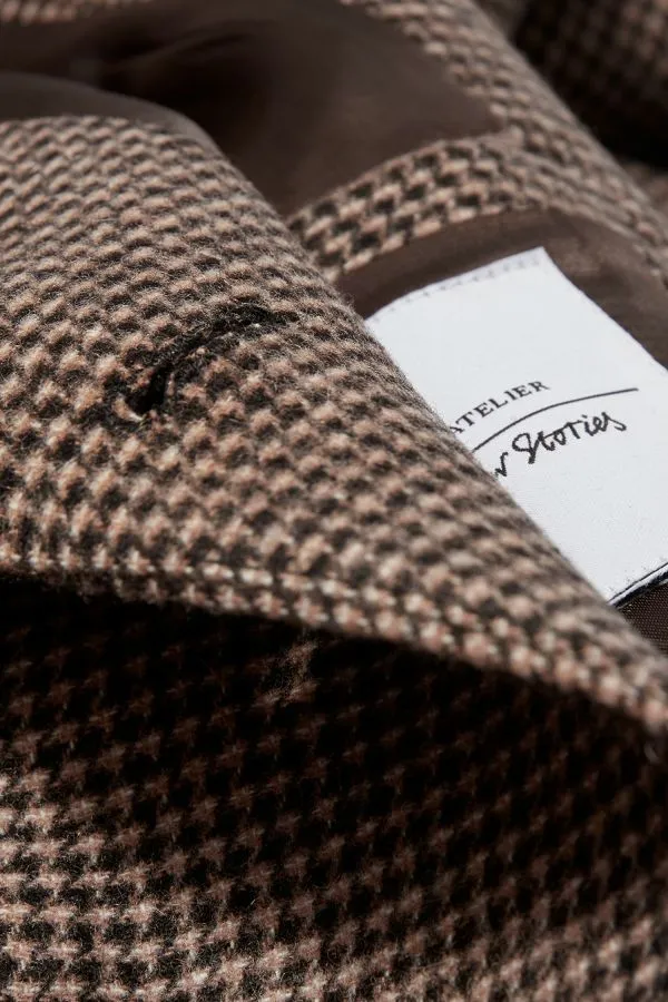 and Other Stories Wool Blazer Brown Houndstooth Women Blazers and Waistcoats and Other Stories Wool Blazer Brown Houndstooth Women Blazers and Waistcoats