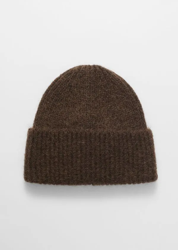 and Other Stories Wool Blend Beanie Mahogany Women Headwear