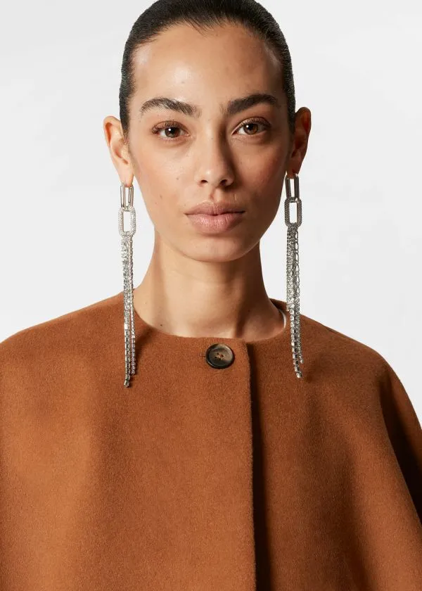 and Other Stories WoolBlend Cape Brown Women Scarves