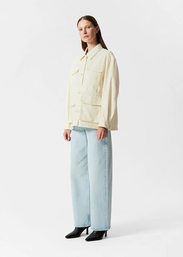 and Other Stories Workwear Jacket Cream Women Jackets and Coats