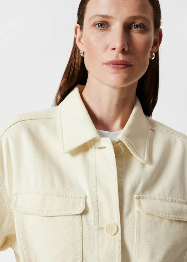 and Other Stories Workwear Jacket Cream Women Jackets and Coats