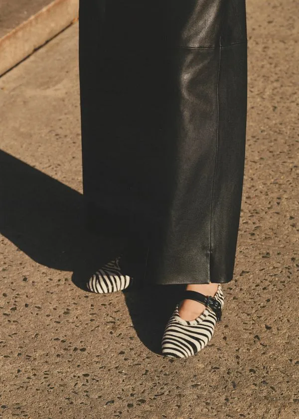 and Other Stories ZebraPrint Ballet Flats Blackandwhite Women Ballerinas and Other Stories ZebraPrint Ballet Flats Blackandwhite Women Ballerinas
