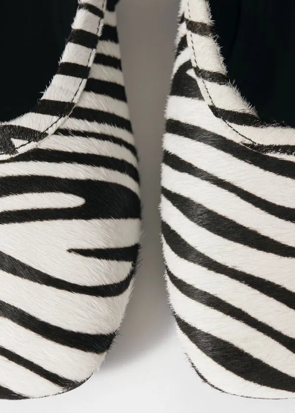and Other Stories ZebraPrint Ballet Flats Blackandwhite Women Ballerinas and Other Stories ZebraPrint Ballet Flats Blackandwhite Women Ballerinas