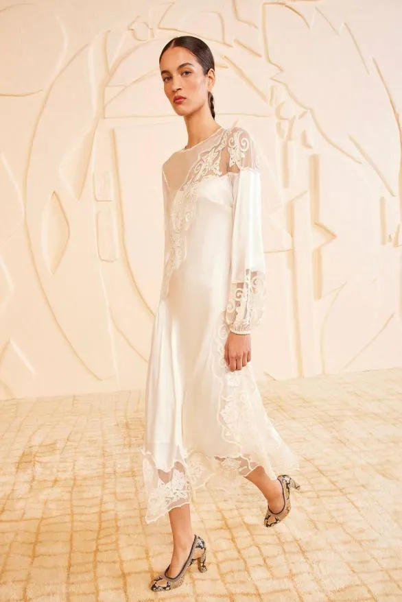 Annalise Dress Cowrie Women Ulla Johnson Dresses Annalise Dress Cowrie Women Ulla Johnson Dresses