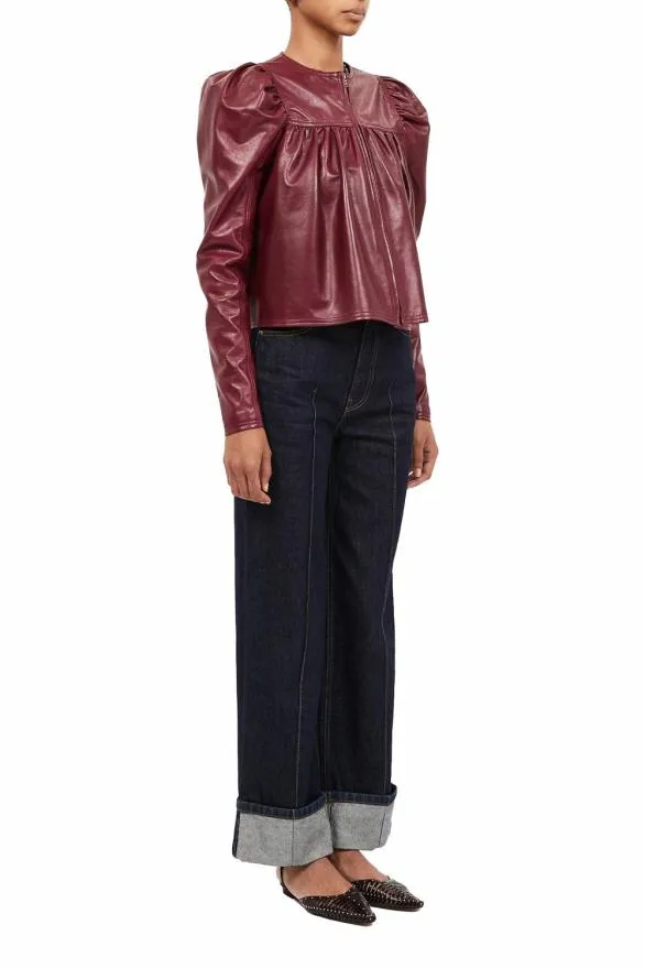 Anouk Jacket Garnet Women Ulla Johnson Coats And Jackets Anouk Jacket Garnet Women Ulla Johnson Coats And Jackets