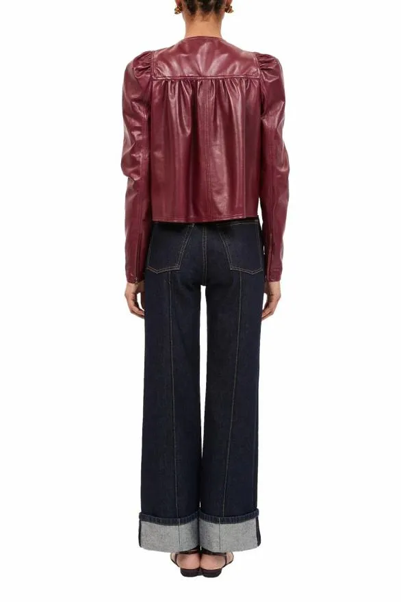Anouk Jacket Garnet Women Ulla Johnson Coats And Jackets Anouk Jacket Garnet Women Ulla Johnson Coats And Jackets