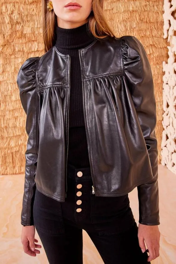 Anouk Jacket Noir Women Ulla Johnson Coats And Jackets Anouk Jacket Noir Women Ulla Johnson Coats And Jackets