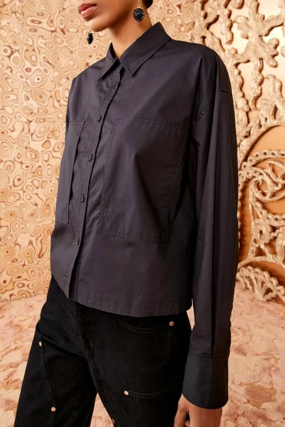 Aria Blouse Noir Women Ulla Johnson Tops Aria Blouse Noir Women Ulla Johnson Tops