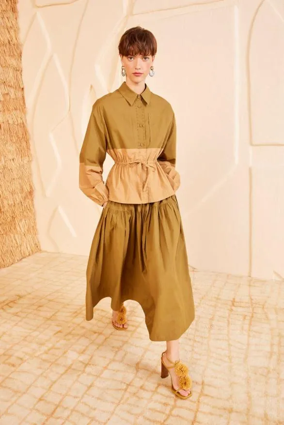 Arlo Jacket Sahara Colorblock Women Ulla Johnson Coats And Jackets