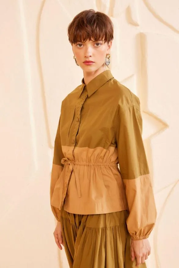 Arlo Jacket Sahara Colorblock Women Ulla Johnson Coats And Jackets Arlo Jacket Sahara Colorblock Women Ulla Johnson Coats And Jackets