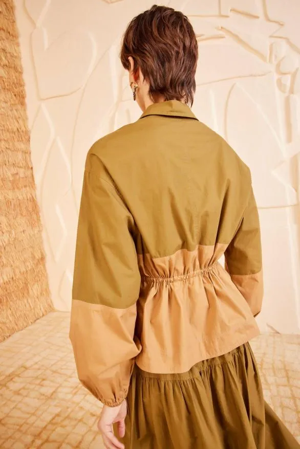 Arlo Jacket Sahara Colorblock Women Ulla Johnson Coats And Jackets Arlo Jacket Sahara Colorblock Women Ulla Johnson Coats And Jackets