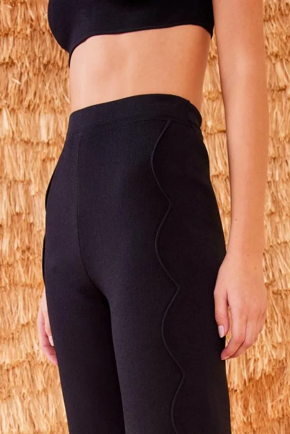 Asher Pant Noir Women Ulla Johnson Knits Asher Pant Noir Women Ulla Johnson Knits