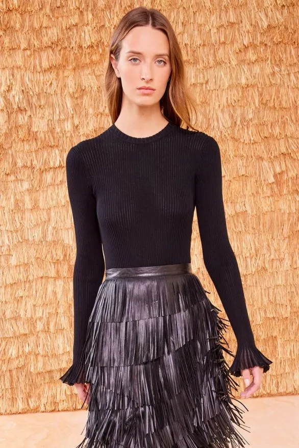 Aster Top Noir Women Ulla Johnson Knits