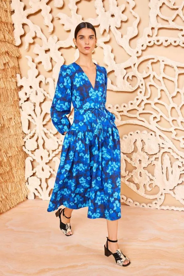 Astra Dress Azure Women Ulla Johnson Dresses