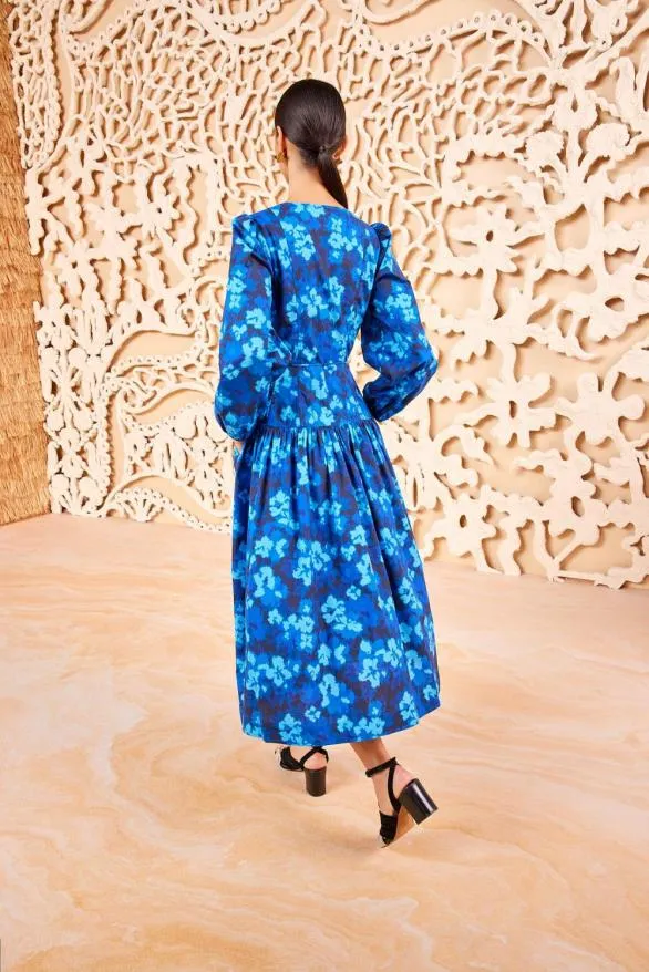 Astra Dress Azure Women Ulla Johnson Dresses Astra Dress Azure Women Ulla Johnson Dresses