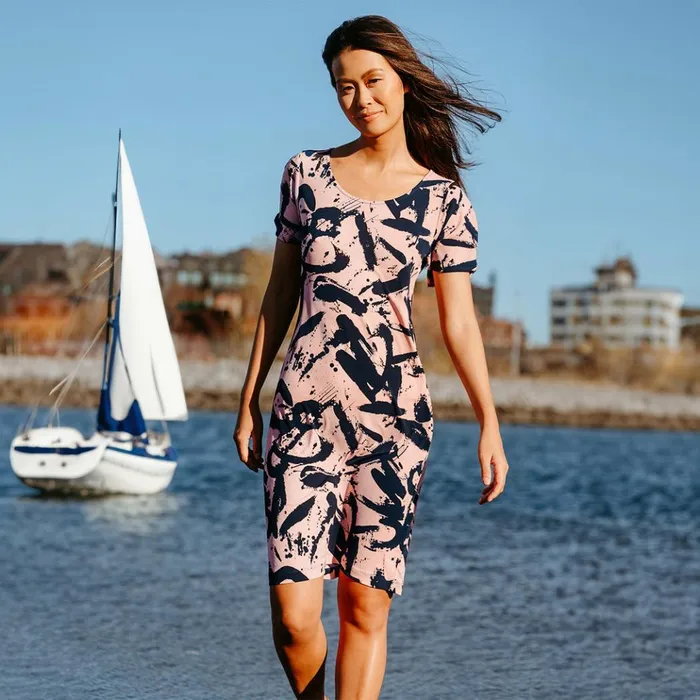 Back Keyhole Dress 8211 Splash Stroke 8211 Final Sale Women Clara Sunwoo Dresses Jumpsuits Back Keyhole Dress 8211 Splash Stroke 8211 Final Sale Women Clara Sunwoo Dresses Jumpsuits