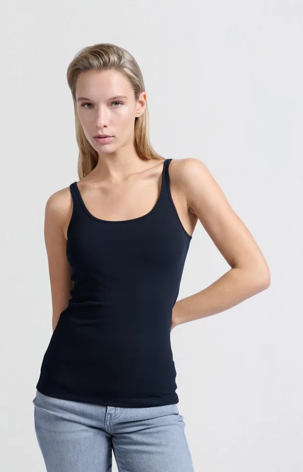 Basic Singlet Black Women YAYA Singlets