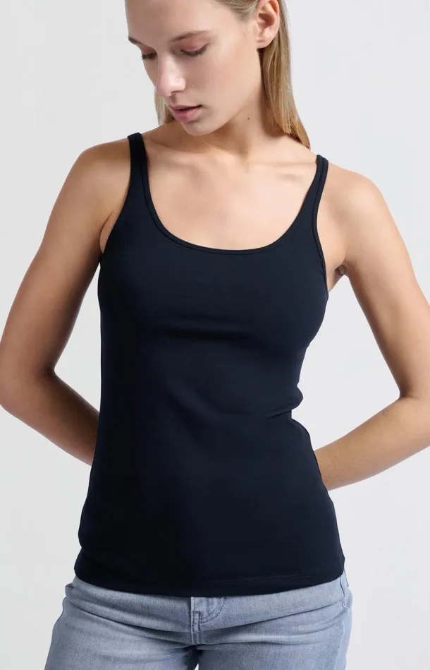 Basic Singlet Black Women YAYA Singlets Basic Singlet Black Women YAYA Singlets