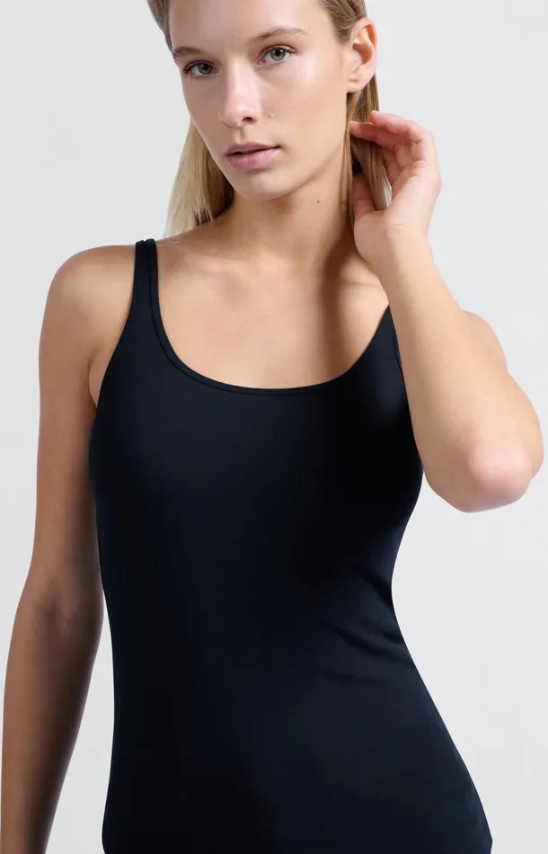 Basic Singlet Black Women YAYA Singlets Basic Singlet Black Women YAYA Singlets
