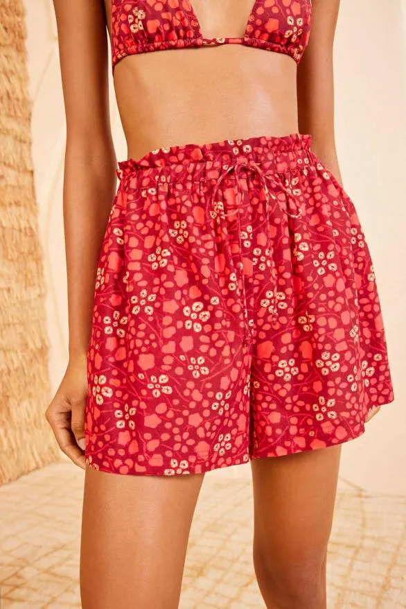 Bijou Short Coral Women Ulla Johnson Skirts And Shorts Bijou Short Coral Women Ulla Johnson Skirts And Shorts