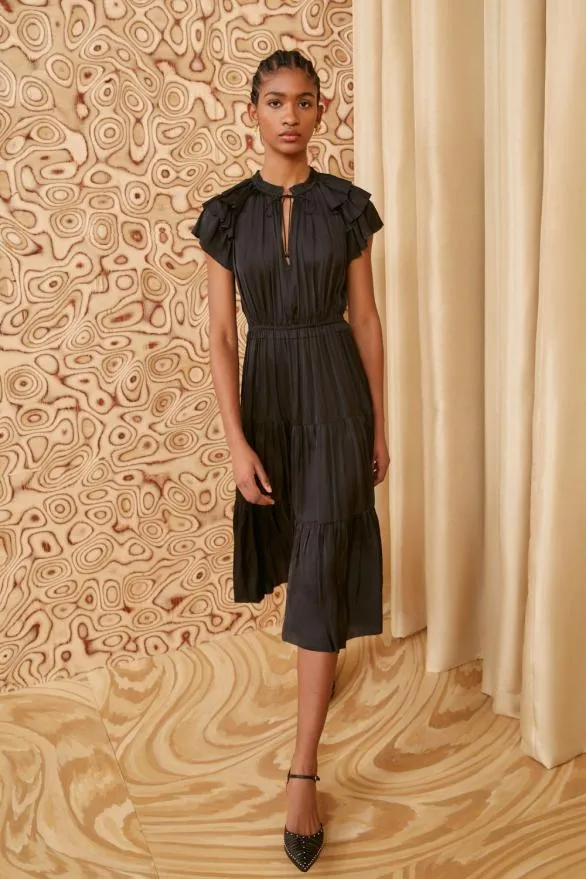 Blaire Dress Noir Women Ulla Johnson Dresses