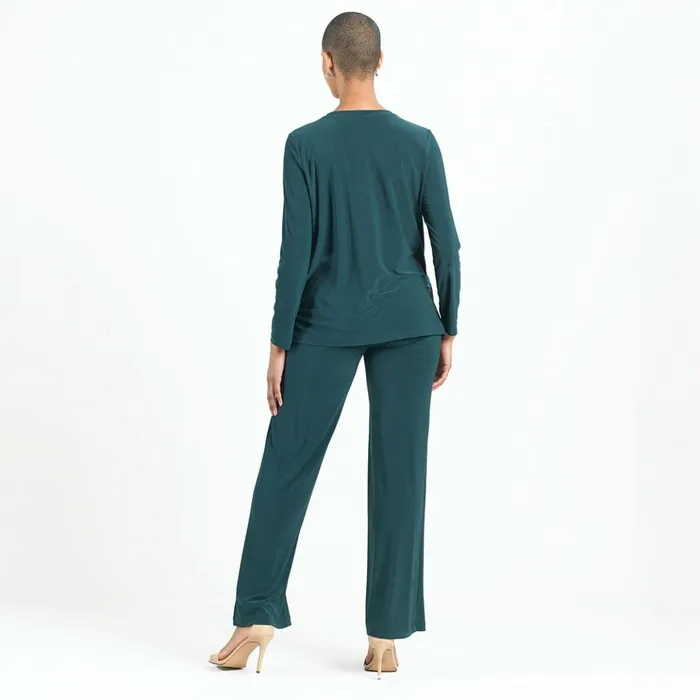 Blouson Overlay Side Tie Detail Top 8211 Petal Sketch 8211 Final Sale Women Clara Sunwoo Tops Tunics