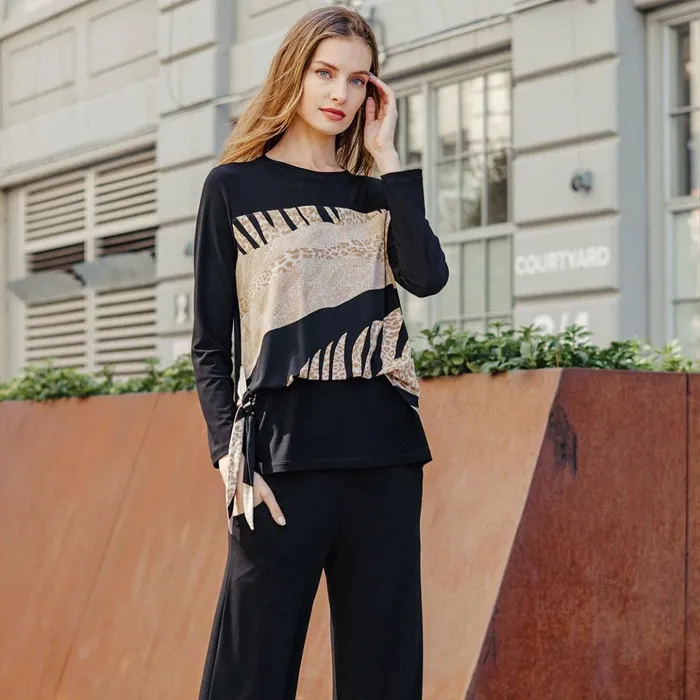 Blouson Overlay Side Tie Detail Top 8211 Safari Patch 8211 Final Sale Women Clara Sunwoo Tops Tunics Blouson Overlay Side Tie Detail Top 8211 Safari Patch 8211 Final Sale Women Clara Sunwoo Tops Tunics