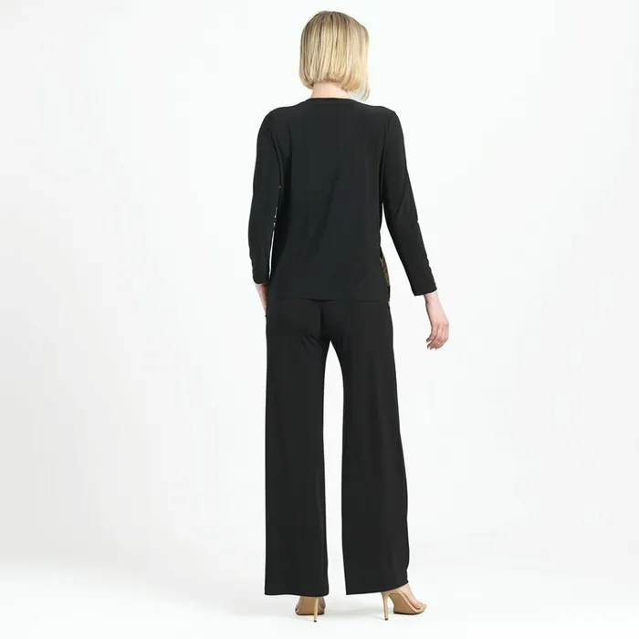 Blouson Overlay Side Tie Detail Top 8211 Safari Patch 8211 Final Sale Women Clara Sunwoo Tops Tunics