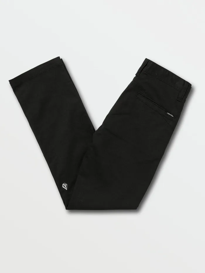 Boys Pants Volcom Big Boys Frickin Modern Stretch Pants 8211 Black