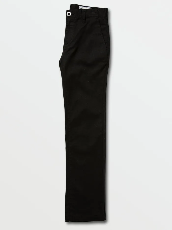 Boys Pants Volcom Big Boys Frickin Modern Stretch Pants 8211 Black