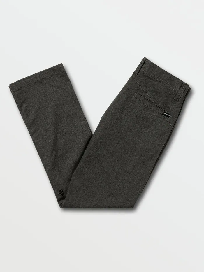 Boys Pants Volcom Big Boys Frickin Modern Stretch Pants 8211 Charcoal Heather