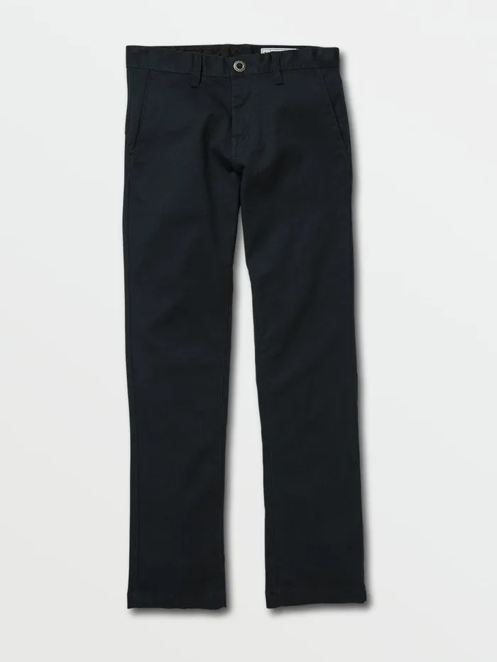 Boys Pants Volcom Big Boys Frickin Modern Stretch Pants 8211 Dark Navy