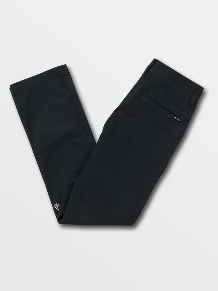 Boys Pants Volcom Big Boys Frickin Modern Stretch Pants 8211 Dark Navy