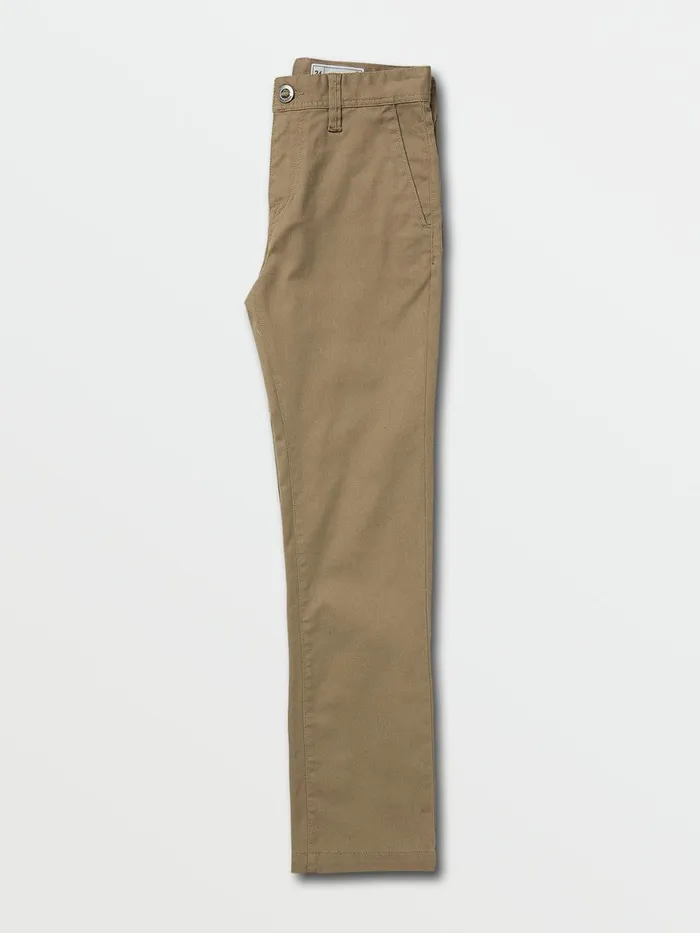 Boys Pants Volcom Big Boys Frickin Modern Stretch Pants 8211 Khaki