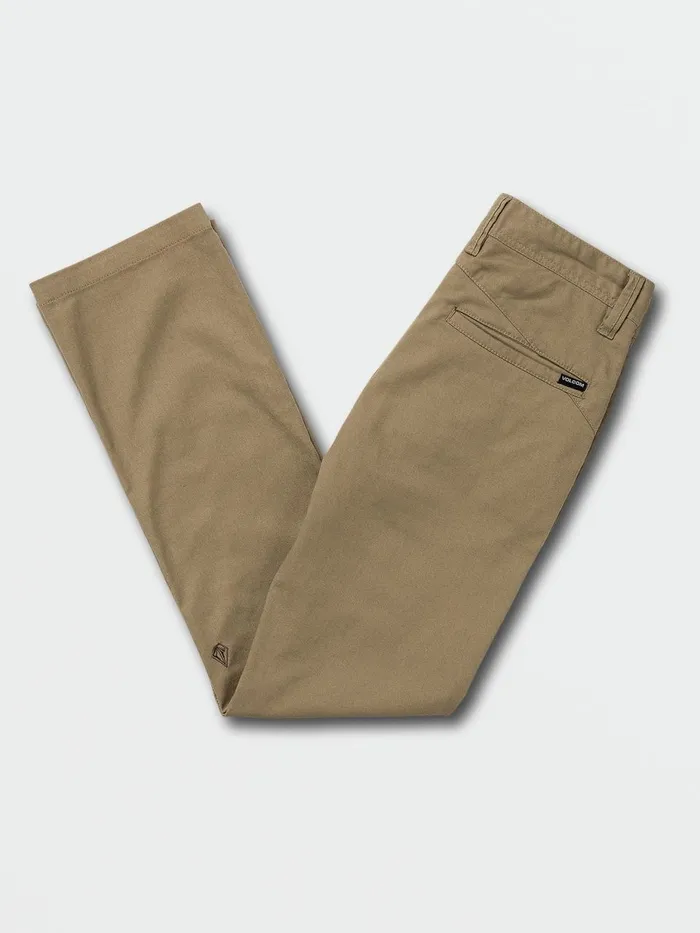 Boys Pants Volcom Big Boys Frickin Modern Stretch Pants 8211 Khaki