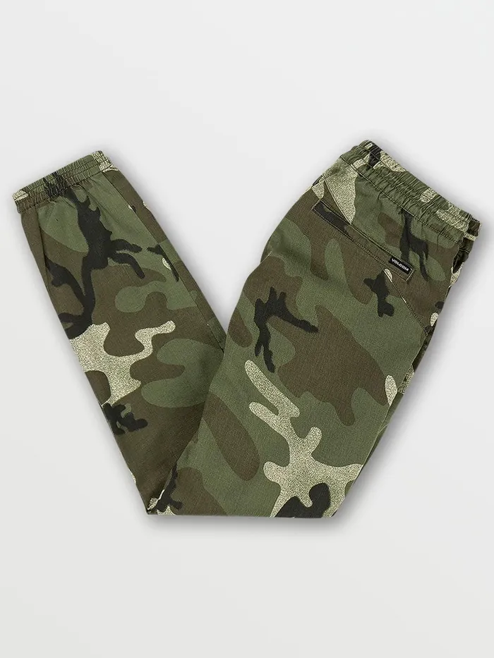 Boys Pants Volcom Big Boys Frickin Slim Jogger Pants 8211 Army
