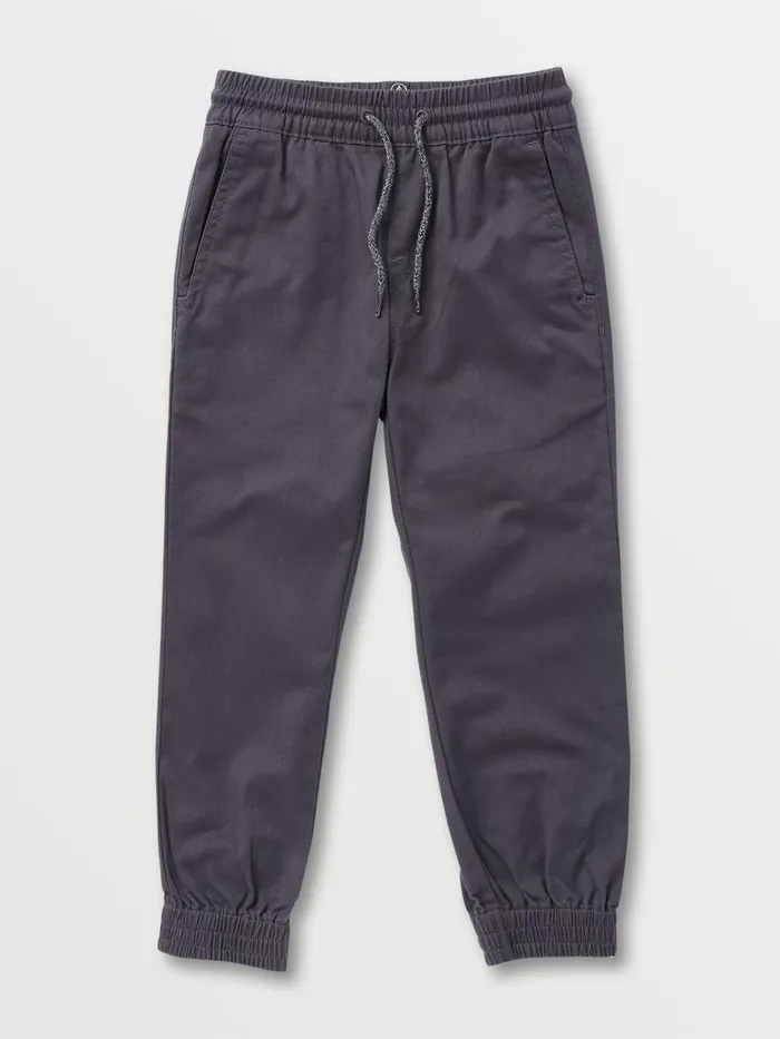 Boys Pants Volcom Big Boys Frickin Slim Jogger Pants 8211 Charcoal