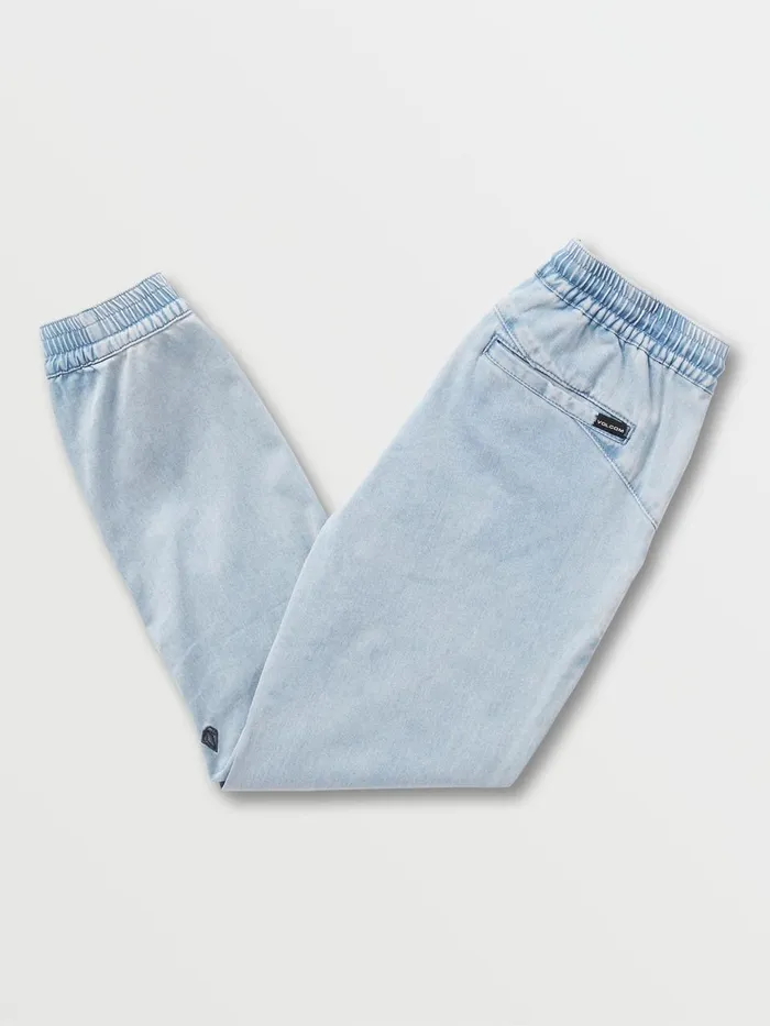 Boys Pants Volcom Big Boys Frickin Slim Jogger Pants 8211 Cloud Blue