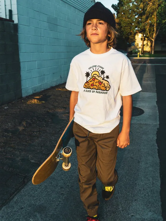 Boys Pants Volcom Big Boys Frickin Slim Jogger Pants 8211 Mushroom