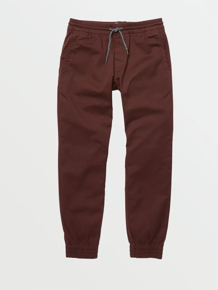 Boys Pants Volcom Big Boys Frickin Slim Jogger Pants 8211 Plum