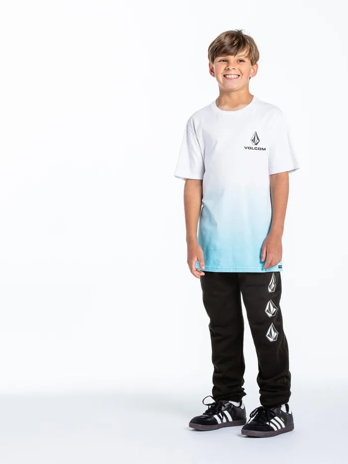 Boys Pants Volcom Big Boys Iconic Stone Fleece Pants 8211 Black