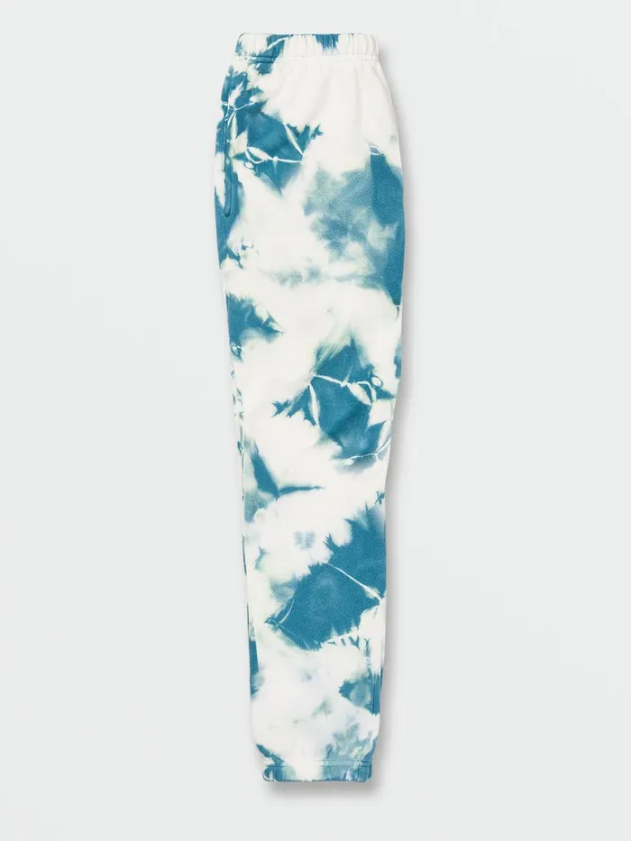 Boys Pants Volcom Big Boys Iconic Stone Fleece Pants 8211 Lime Tie Dye