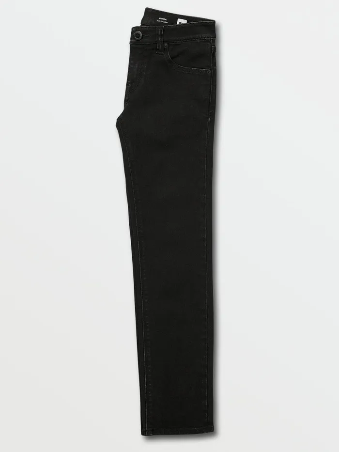 Boys Pants Volcom Big Boys Vorta Jeans 8211 Blackout