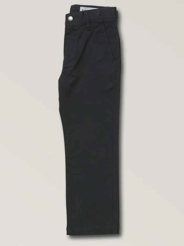 Boys Pants Volcom Little Boys Frickin Modern Stretch Pants 8211 Black